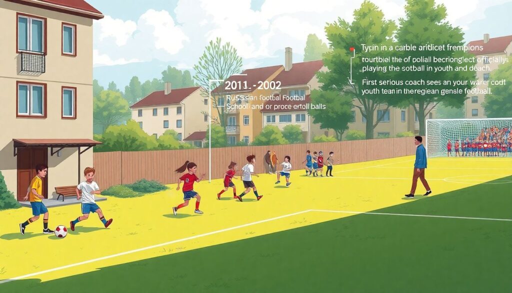 Путь от дворовых тренировок к профессиональной карьере: хроника успеха - иллюстрация