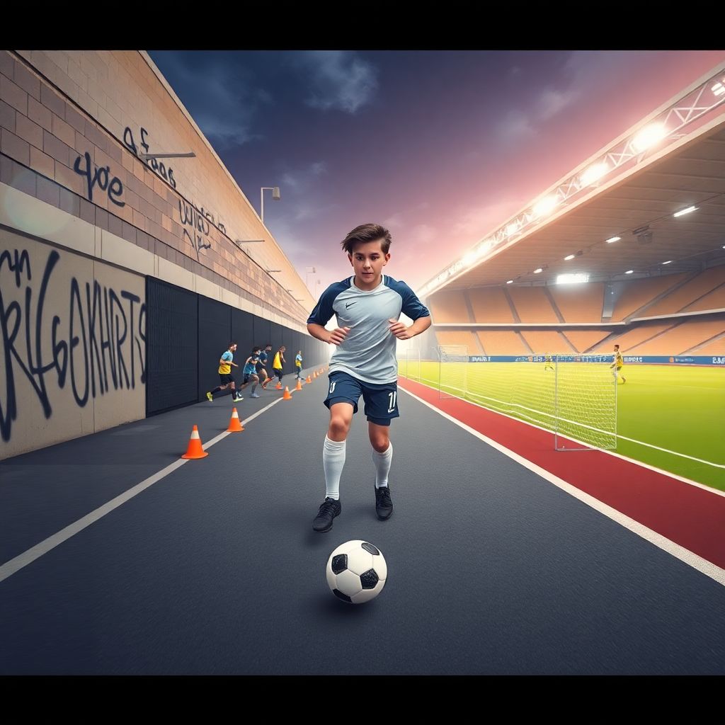 Настойчивость в футболе: путь из дворовой игры в профессиональный спорт