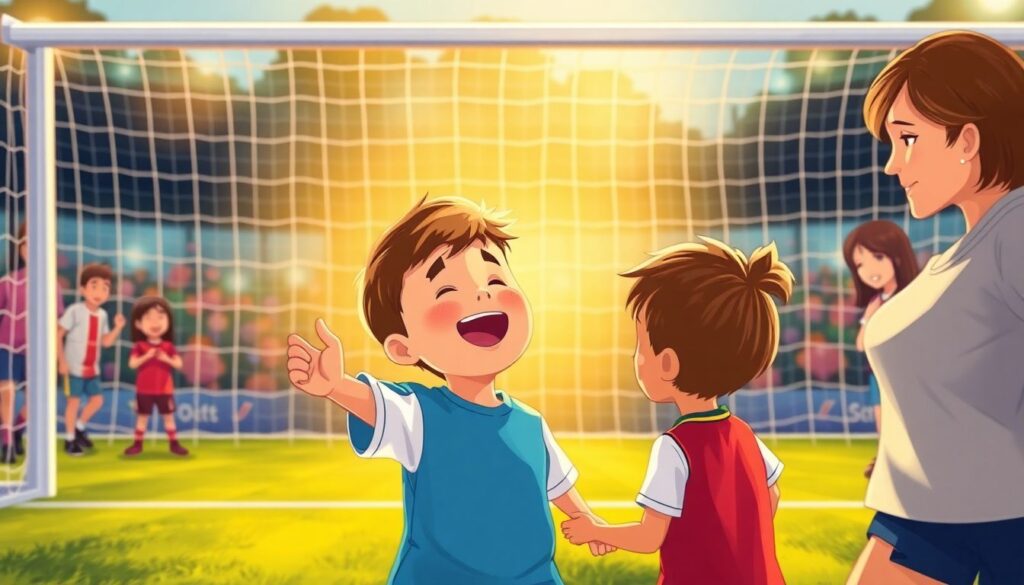 Истории о первых тренировках и первом голе в карьере - иллюстрация